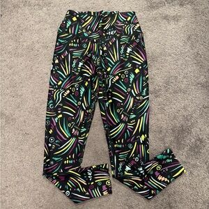 Zumba Print Leggings (size M)